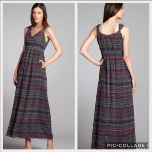 Phoebe couture Aztec colorful maxi dress